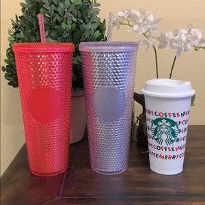 Starbucks 2019 Holiday Studded Tumbler Set